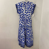 ABERCROMBIE & FITCH WOMEN'S DRESS white blue print M