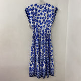 ABERCROMBIE & FITCH WOMEN'S DRESS white blue print M