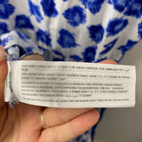 ABERCROMBIE & FITCH WOMEN'S DRESS white blue print M