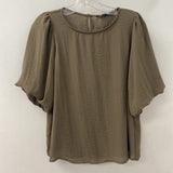 VERO MODA WOMEN'S BLOUSE/SHIRT olive S