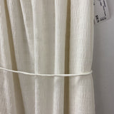 Banana Republic WOMEN'S DRESS ivory stripe M