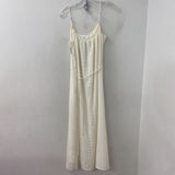 Banana Republic WOMEN'S DRESS ivory stripe M