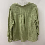 ZARA WOMEN'S BLOUSE/SHIRT lime M