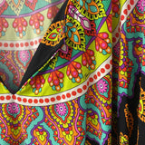 TRINA TURK WOMEN'S DRESS black multi pattern M/S