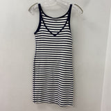 MARC CAIN WOMEN'S DRESS white navy XS