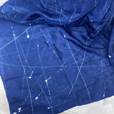 WOMEN'S SCARF/SHAWL navy white