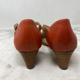 WOLVERINE 1000 MILE WOMEN'S HEELS orange tan black 7