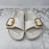 BIRKENSTOCK WOMEN'S SANDALS white 8