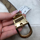 COACH WOMEN'S BELT brown beige 39"