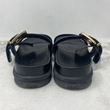 MICHAEL KORS WOMEN'S SANDALS black gold 8