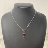 WOMEN'S JEWELRY SET silver purple