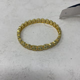 LISA GOZLAN WOMEN'S BRACELET gold green clear 7-8"