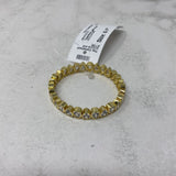 LISA GOZLAN WOMEN'S BRACELET gold clear 6-7"