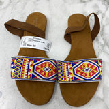 WOMEN'S SANDALS tan blue red yellow white 38