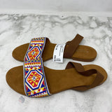 WOMEN'S SANDALS tan blue red yellow white 38