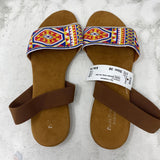 WOMEN'S SANDALS tan blue red yellow white 38