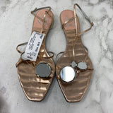 RODOLPHE MENUDIER WOMEN'S SANDALS rose gold 39.5