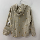 WOMEN'S TOP beige gold M/L