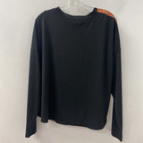 MELANIE LYNE WOMEN'S TOP black orange L