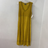 MELANIE LYNE WOMEN'S DRESS mustard L