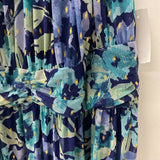 LAURA WOMEN'S PLUS DRESS blue green navy 18