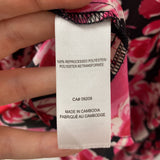 CLEO WOMEN'S BLOUSE/SHIRT black pink XL