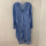 RABENS SALONER WOMEN'S BLOUSE/SHIRT blue XS/S