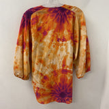 WOMEN'S BLOUSE/SHIRT orange fuschia S/38