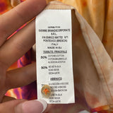 WOMEN'S BLOUSE/SHIRT orange fuschia S/38