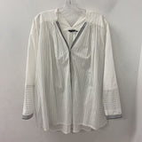 pas de calais WOMEN'S BLOUSE/SHIRT white grey S/40
