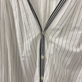 pas de calais WOMEN'S BLOUSE/SHIRT white grey S/40