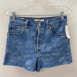 LEVI WOMEN'S SHORTS blue S/29