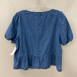 WOMEN'S TOP blue L