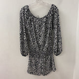 DIANE von FURSTENBERG WOMEN'S ROMPER animal print 6