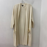 EILEEN FISHER WOMEN'S CARDIGAN cream L/XL