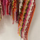 MISSONI WOMEN'S PONCHO/CAPE pink red orange multi