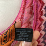MISSONI WOMEN'S PONCHO/CAPE pink red orange multi