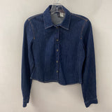 H&M WOMEN'S BLOUSE/SHIRT blue XS