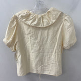 H&M WOMEN'S BLOUSE/SHIRT cream S