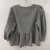 WOMEN'S BLOUSE/SHIRT black white S