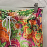 WOMEN'S PANTS lime orange pnk M