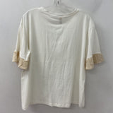 WOMEN'S T-SHIRT white beige L