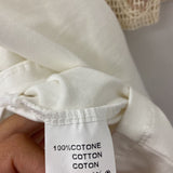 WOMEN'S T-SHIRT white beige L