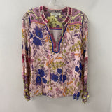 HALE BOB WOMEN'S BLOUSE/SHIRT pink purple yellow M