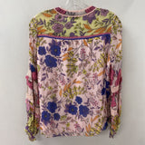 HALE BOB WOMEN'S BLOUSE/SHIRT pink purple yellow M