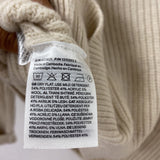 H&M WOMEN'S SWEATER cream S