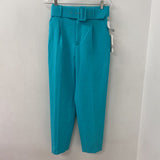 ZARA WOMEN'S PANTS turquoise S