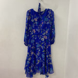 ELIZA J WOMEN'S DRESS blue white green 8