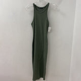 ZARA WOMEN'S DRESS green S
