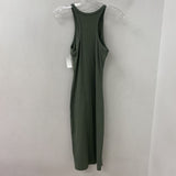 ZARA WOMEN'S DRESS green S